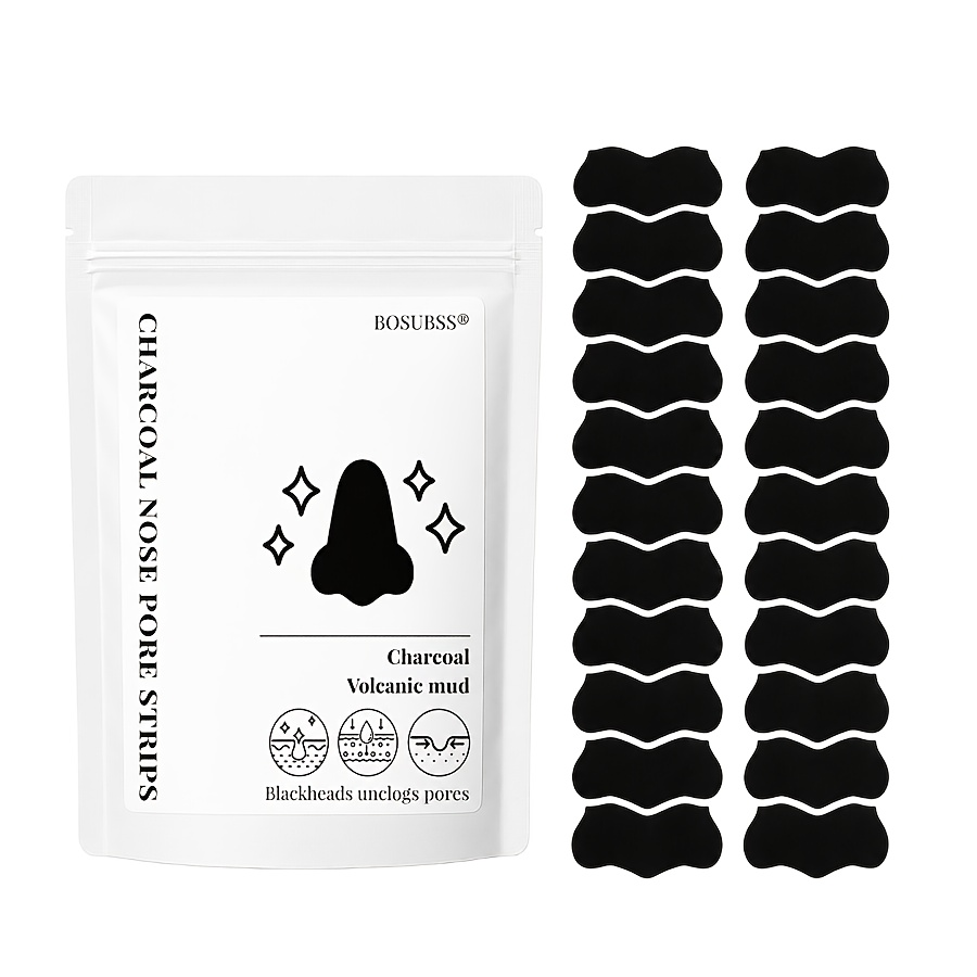 Charcoal Pore Strip - Tea Tree Charcoal Neusstrips voor mannen