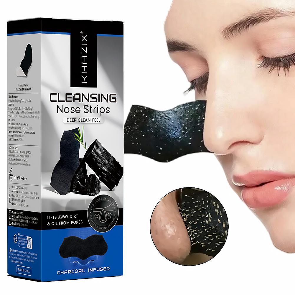Charcoal Pore Strip - Natuurlijke houtskool diep reinigende poriestrips, neusreinigingsstrips,