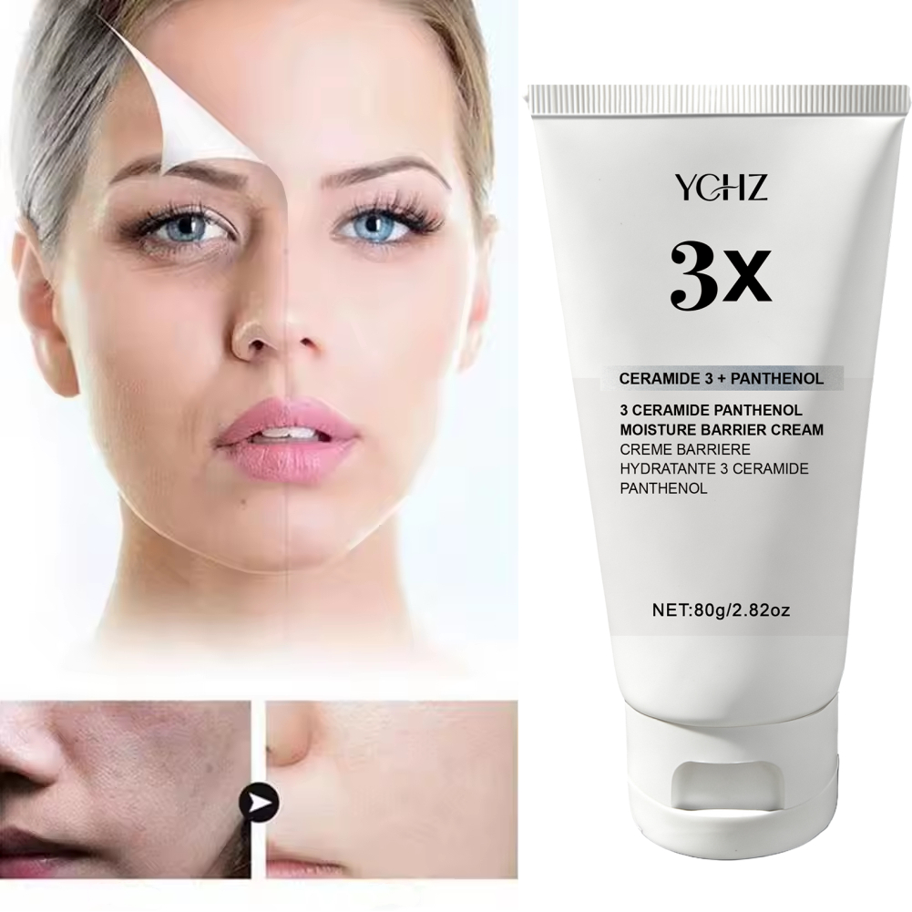 Ceramide Moisturizer - 3X Ceramide Panthenol Hydraterende Barrièrecrème, Geschikt