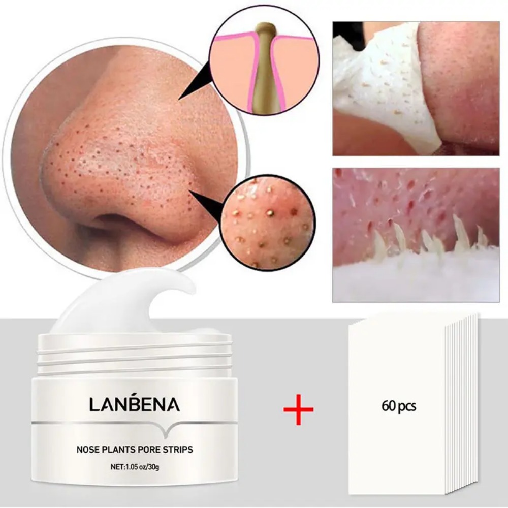 Charcoal Pore Strip - Neus Comedondrukker Crème Porie Strip Scheuren