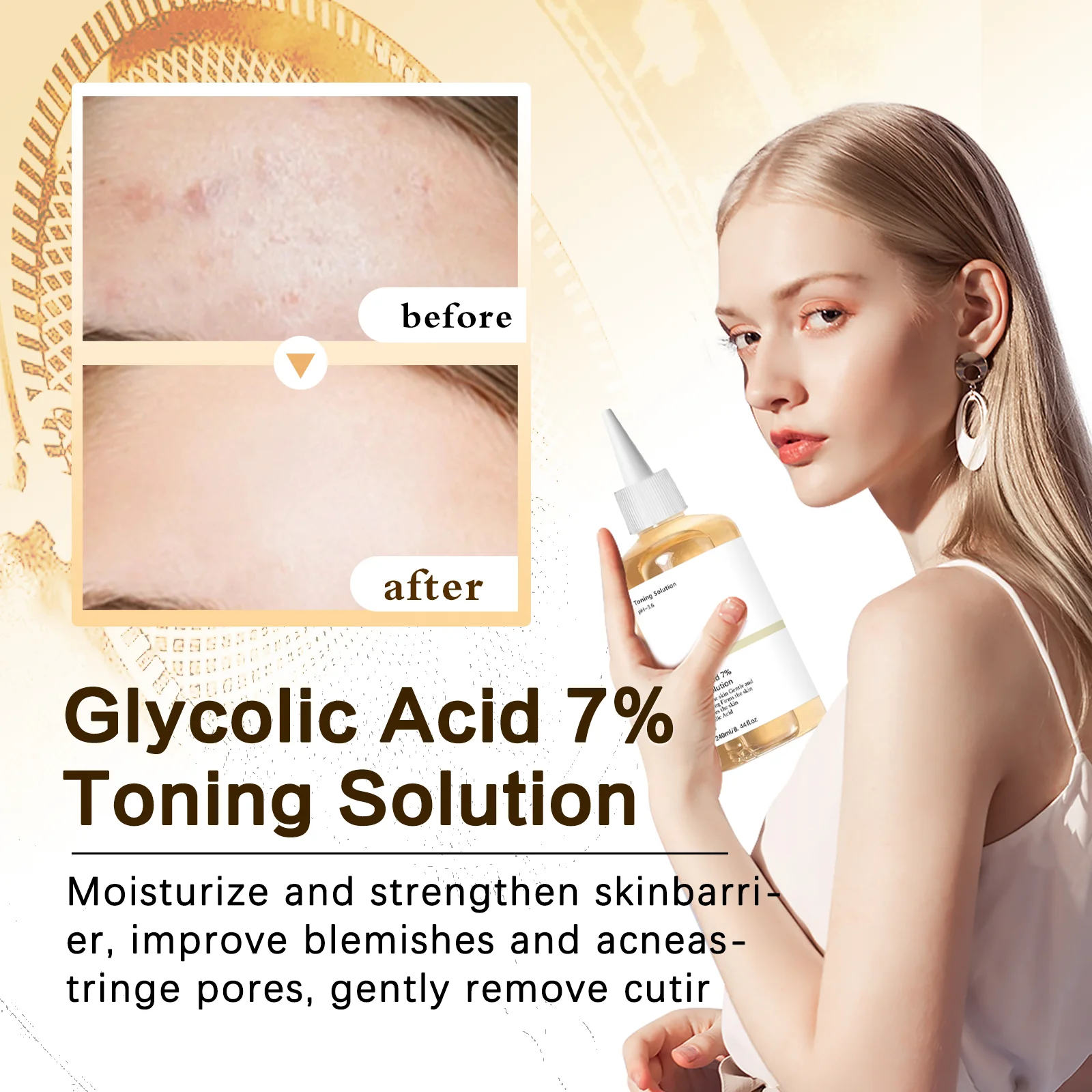 7% Glycolzuur Tonic Solution 2 - Lactic Acid Toner recensie en prijs