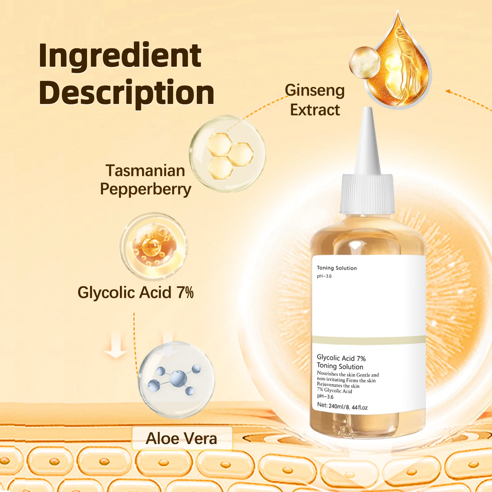 7% Glycolzuur Tonic Solution 2 - Lactic Acid Toner recensie en prijs