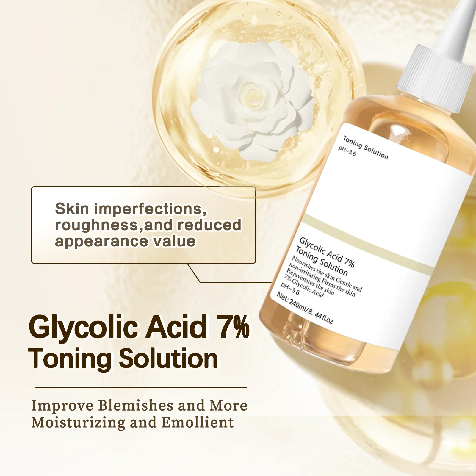 Glycolzuur 7% Procent Toning S - Lactic Acid Toner recensie en prijs