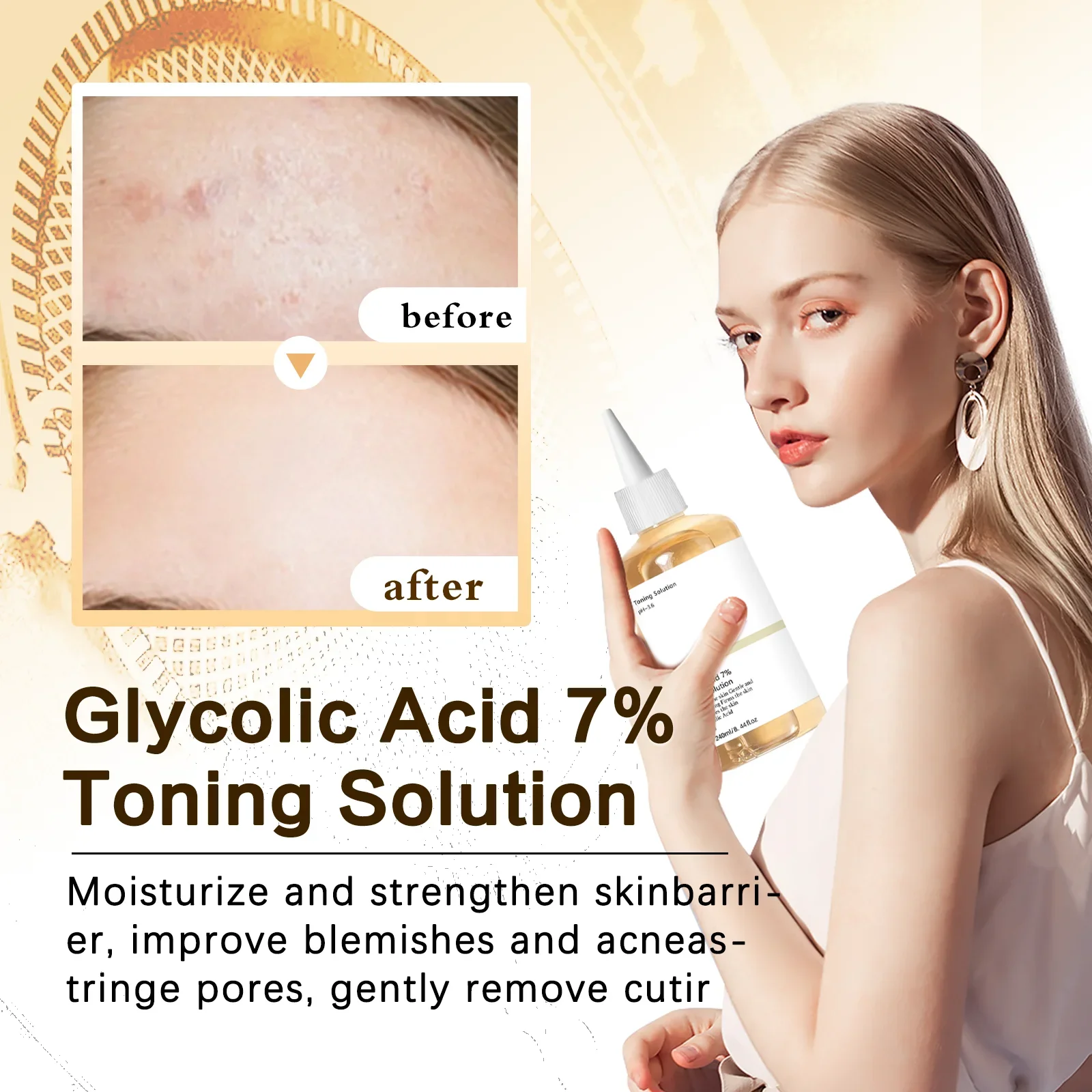 Glycolzuur 7% Procent Toning S - Lactic Acid Toner recensie en prijs